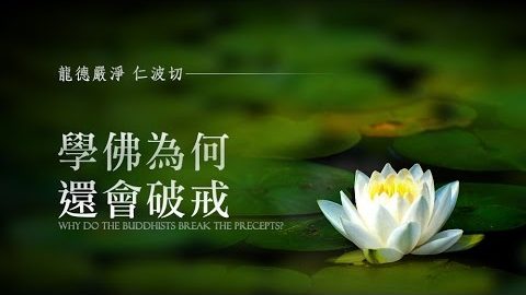 龍德嚴淨仁波切學佛為何還會破戒