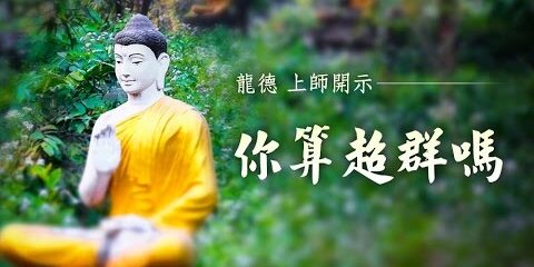 龍德上師:你算超群嗎