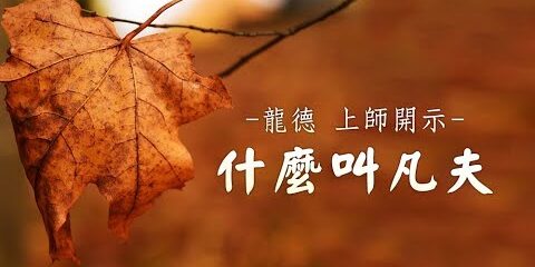 龍德上師:什麼叫凡夫 龍德上師 什麼叫凡夫