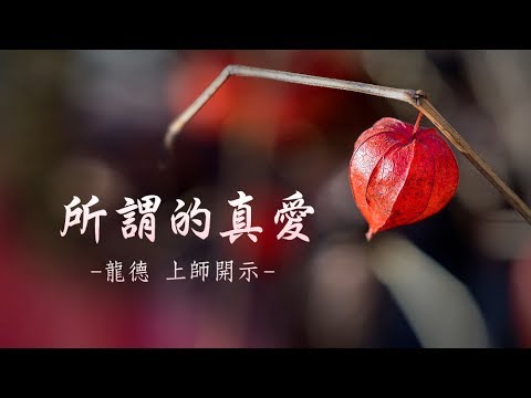 龍德上師 所謂的真愛