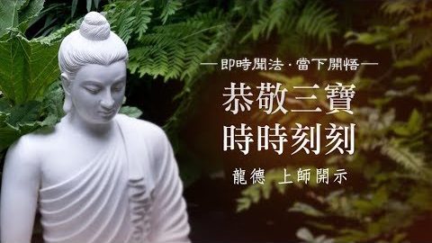龍德上師 恭敬三寶 時時刻刻