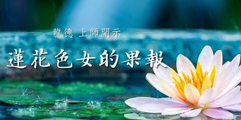 龍德上師:蓮花色女的果報 龍德上師蓮花色女的果報