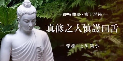 龍德上師真修之人慎護口舌