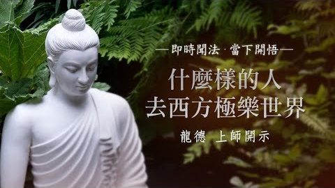 龍德上師 什麼樣的人去西方極樂世界