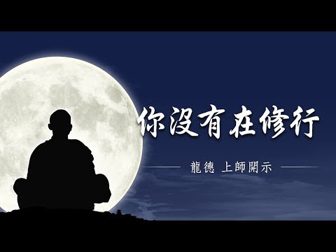 龍德上師 你沒有在修行