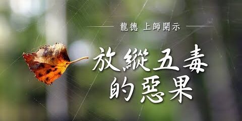 龍德上師:放縱五毒的惡果 龍德上師放縱五毒的惡果