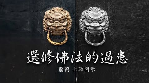 龍德上師 選修佛法的過患