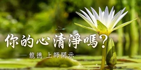龍德上師:你的心清淨嗎? 龍德上師 你的心清淨嗎