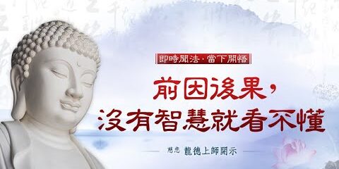 龍德上師:前因後果,沒有智慧就看不懂 龍德上師前因後果沒有智慧就看不懂