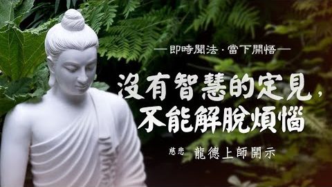龍德上師沒有智慧的定見不能解脫煩惱