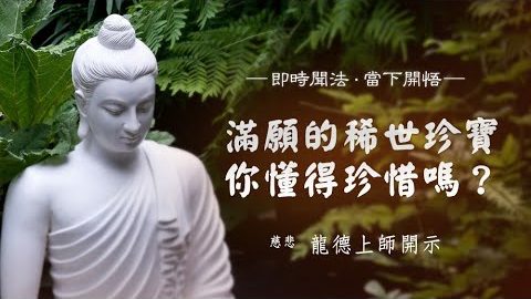龍德上師滿願的稀世珍寶你懂得珍惜嗎