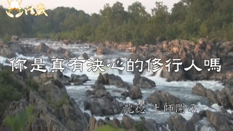 龍德上師你是真有決心的修行人嗎