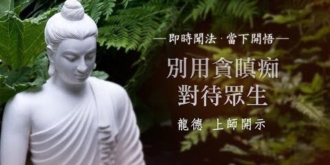 龍德上師:別用貪瞋痴對待眾生