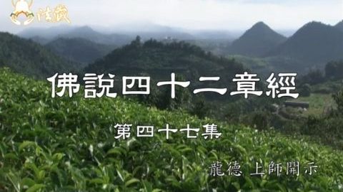 Guru Lung Du Forty Two Chapters Sutra 龍德上師 佛說四十二章經