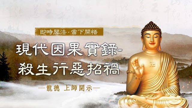 龍德上師現代因果實錄殺生行惡招禍