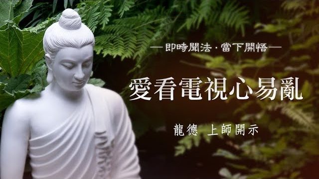 龍德 上師愛看電視心易亂