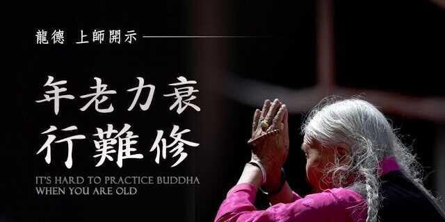 龍德上師:年老力衰 行難修 龍德上師:年老力衰 行難修