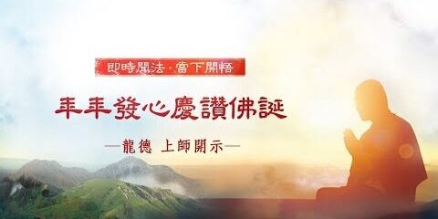 龍德上師:年年發心慶讚佛誕