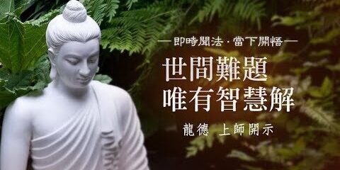 龍德上師:世間難題唯有智慧解